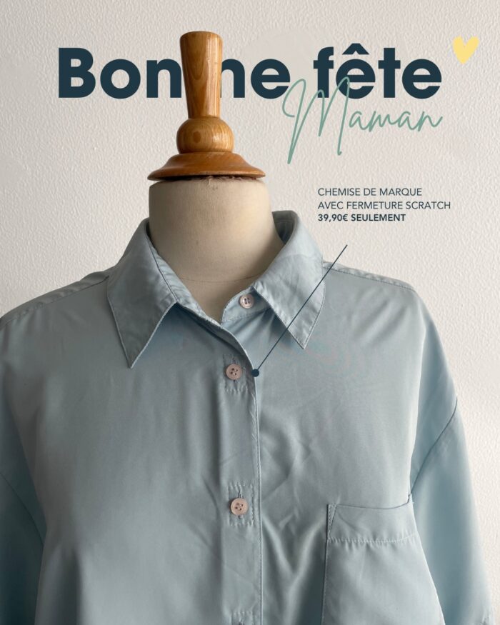 Chemisette bleue