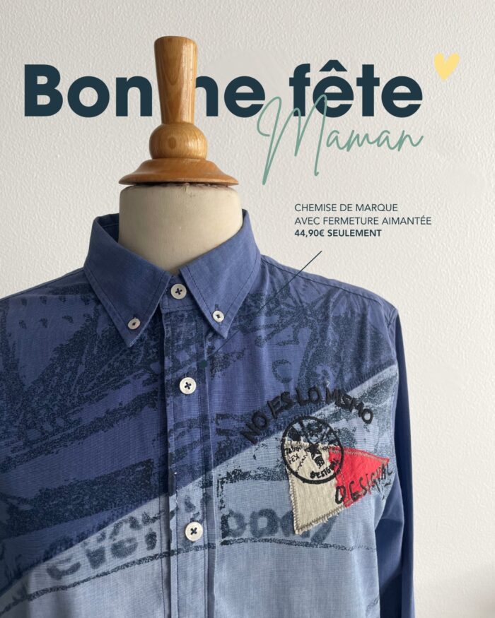 Chemise bleue et jean