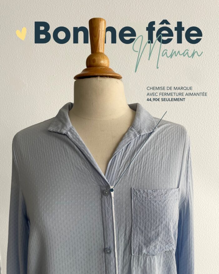 Chemise bleue ciel