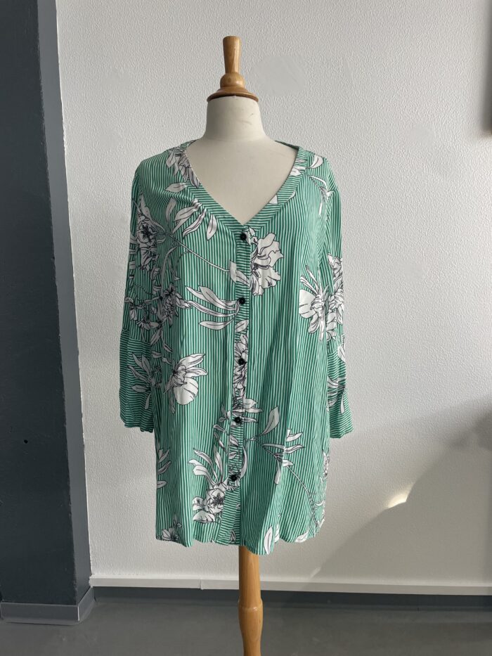 Chemise rayée verte – Image 4