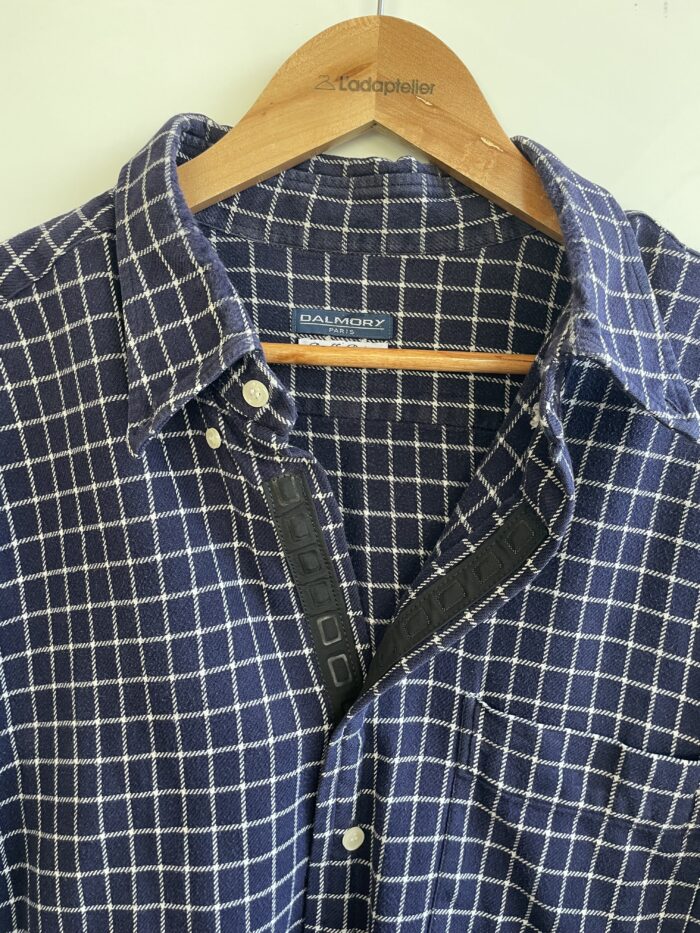 Chemise bleue quadrillée – Image 2