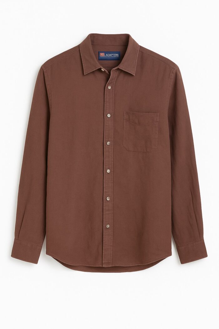Chemise marron